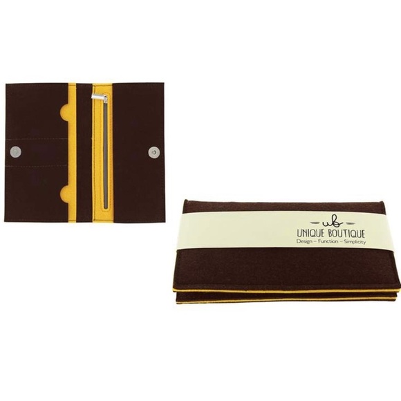 Unique Boutique Felt Wallet NWT - Picture 2 of 4